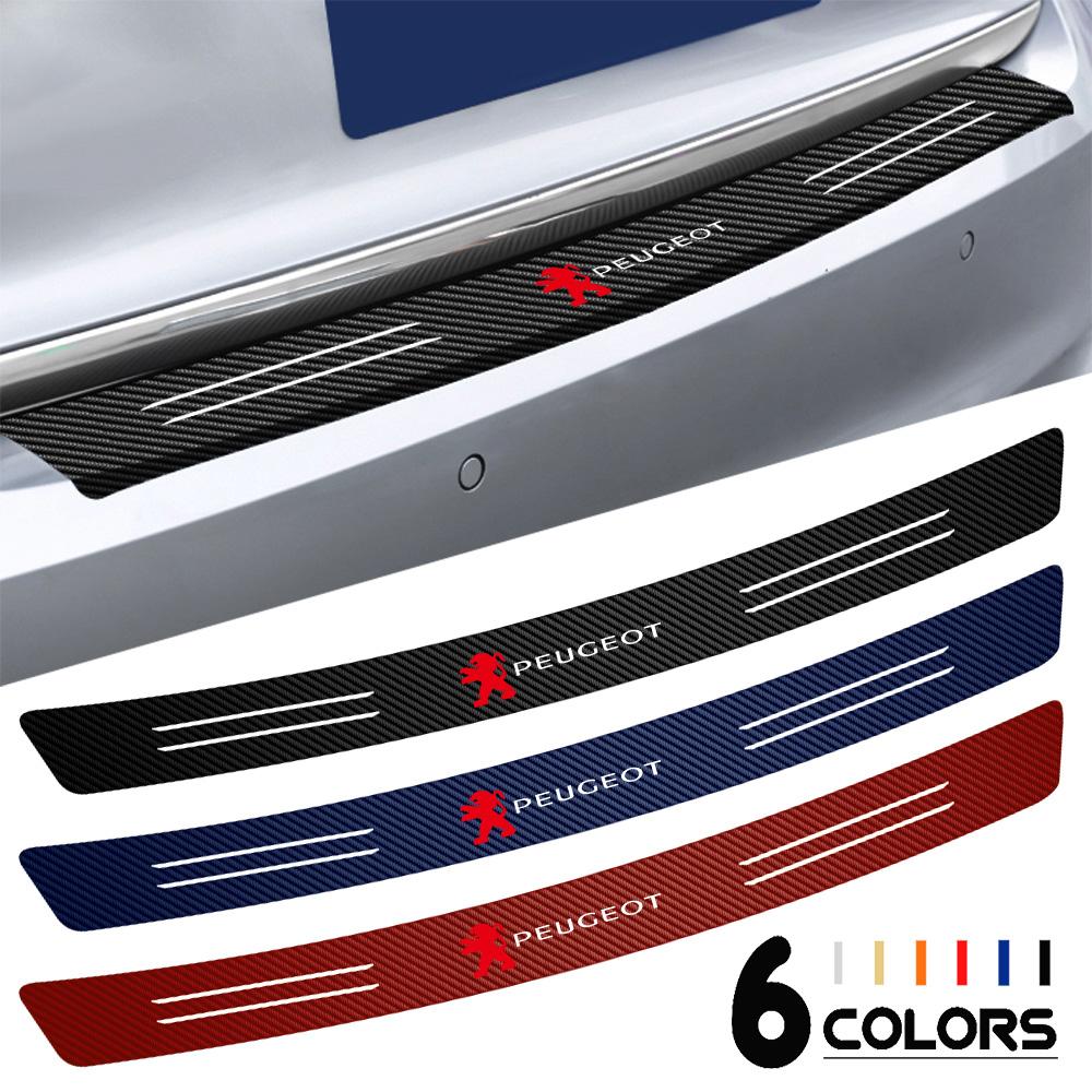 Car Door Sills Stickers Auto Door Threshold Guard Accessories For Peugeot 407 508 2008 5008 307 308 3008 206 207 208 107 106 RCZ y4