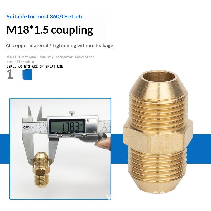 Brass Hose Barb Connector Male to Female Adapter Durable Pipe Fitting for Water Gas Air Tubing Applications