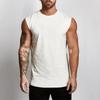 Muscleguys Running Vests Summer Mens Sports Fitness Shirt Cotton Round Neck Sleeveless T-Shirt Jogger Gym Bodybuilding Training Tank Tops
