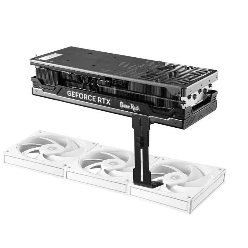 Computer Graphics Card Holder Chassis Fan Support Fixed Metal Bracket 6-96Mm Adjustable Gpu Holder