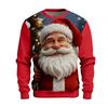 Christmas Print Loose Men's Hoodie