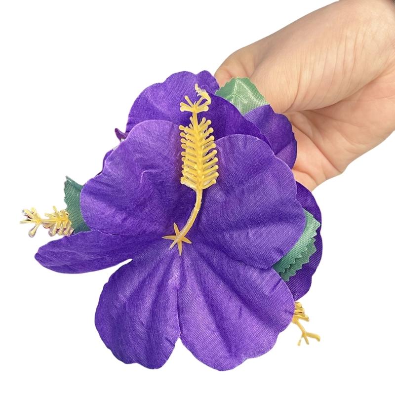 

Элегантная цветочная заколка для волос Цветочная заколка-заколка Украшение для волос Детские аксессуары для волос для свадебной вечеринки Фестиваля 1 фиолетовый