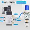 24V Pneumatic Electric Solenoid Valves 5 Way 2 Position Magnetic Manifold Valves Electric Control Air Gas Magnetic Valves