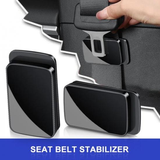 2pcs Magnetic Car Seat Belt Fixing Clips Seatbelt Holder Stabilizer Stopper