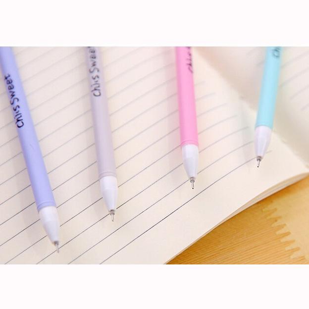 Cute Kawaii Fan Style Cool Cheese Cat Gel Pen Writing School Office Supply Student Prize Gift 2pcs
