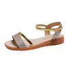 Women with skirt sandals 2021 new models with soft soles fairy trend summer flat sandals students