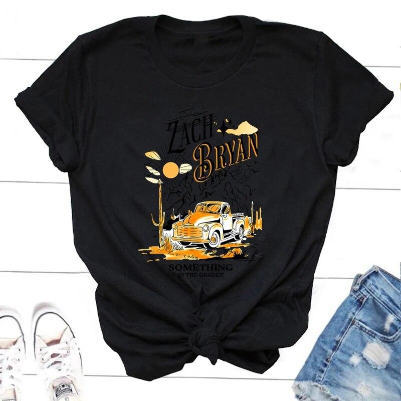 Zach Bryan Something In The Orange Tshirt Vintage Country Music T-Shirt Summer Cotton American Heartbreak Tees Unisex Tops Unisex