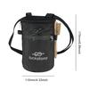 Waterproof Chalk Bag Bucket with Chalk Brush Climbing Magnesium Powder Bag for Weight Lifting Outdoor Climbing Equipment