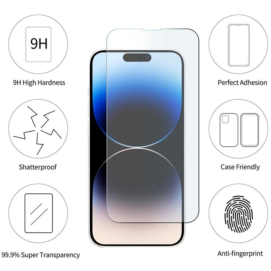5Pcs Tempered Glass VIVO Y02 Y16 Y02S Y36 Y35 Y77 Y1S Y76 Y15A Y15S Y21S Y33S Y12S Y12A Y30 Y20S Y12S Y55 Y17 Y15 Y12 Y11 Y93 Y91 Y95 Y21T Y20S G V9