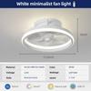 13.5inchs Minimalist Ceiling Fan With Light Household Small Electric Ceiling Fan Light Toilet/Kitchen DC Motor Fan Lamp