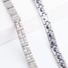 HAQI Pure Titanium Germanium Bracelet and Necklace Hematite Magnetic Static Elimination Bracelet Necklace Women's