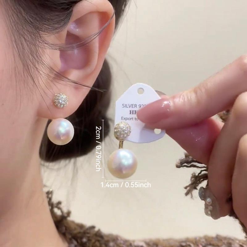 

Niche High-end Earrings Colorful Beads золотой