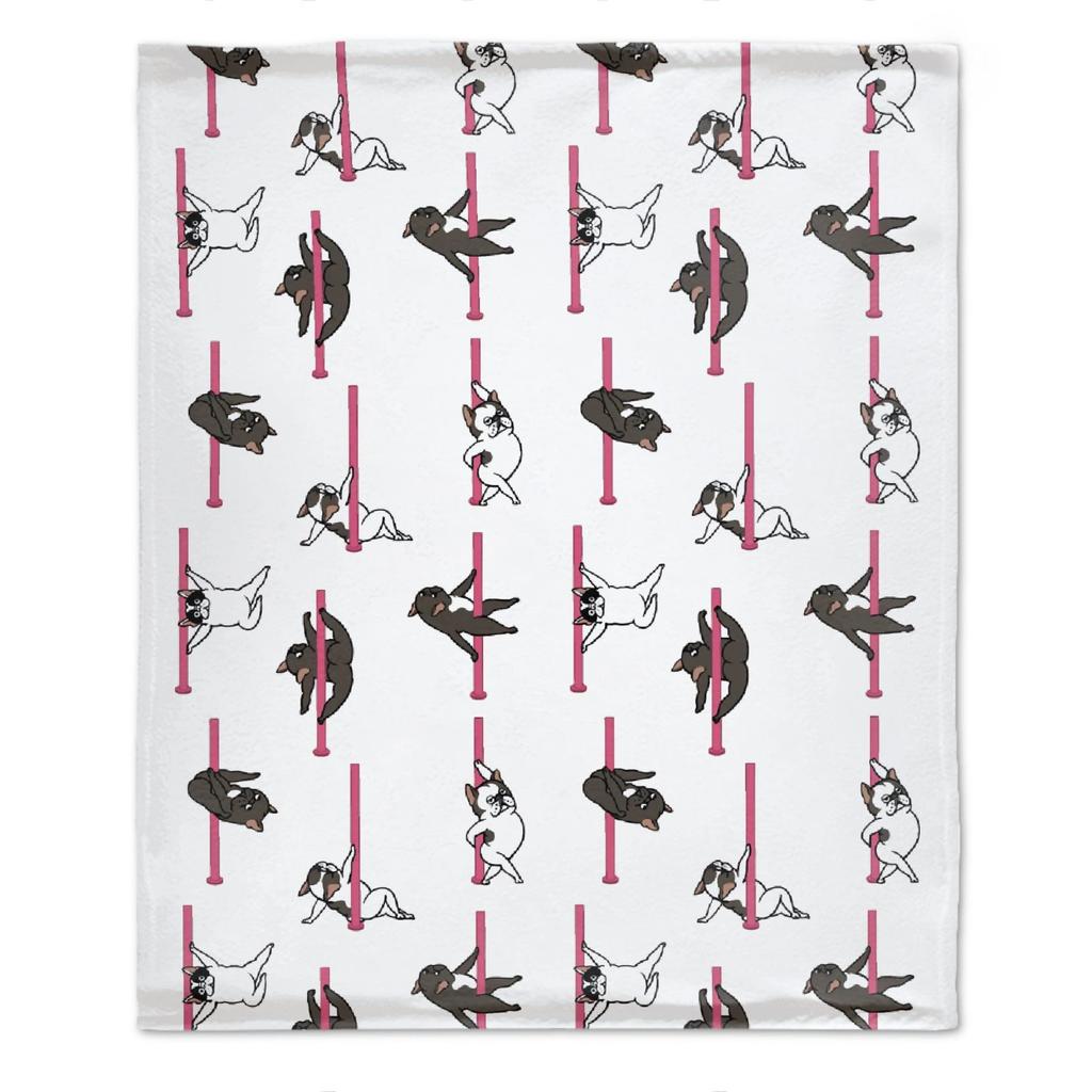 French Bulldog Dog Cute Ultra-Soft Flannel Printed Blanket Velvet Plush Throw Blanket Nap Cover High Quality Home Use Sofa Decor