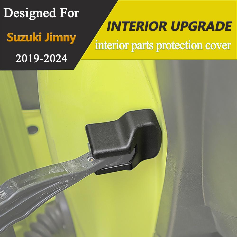 Tailgate Screw Heating Wire Protector Door Limiter Stopper Decoration Cover Trim for Suzuki Jimny JB64 2019-2026 Car Accessories
