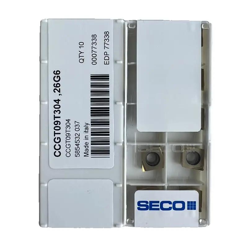 Seco / CCGT09T304,26G6 /Original Genuine CNC Alloy Blade 10 PCS