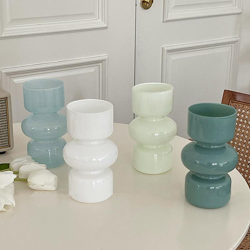 Ins Flower Glass Vase Creative Hydroponic Terrarium Plant Glass Vases Flower Pot Flower Arrangement Container Home Decoration