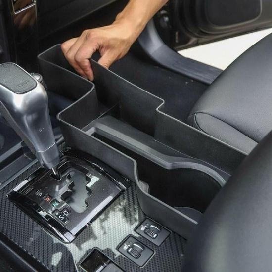 Mittelkonsolen-Seiten-Schaltknüppel-Aufbewahrungsbox Organizer für 4Runner 2010-22 Schwarz
