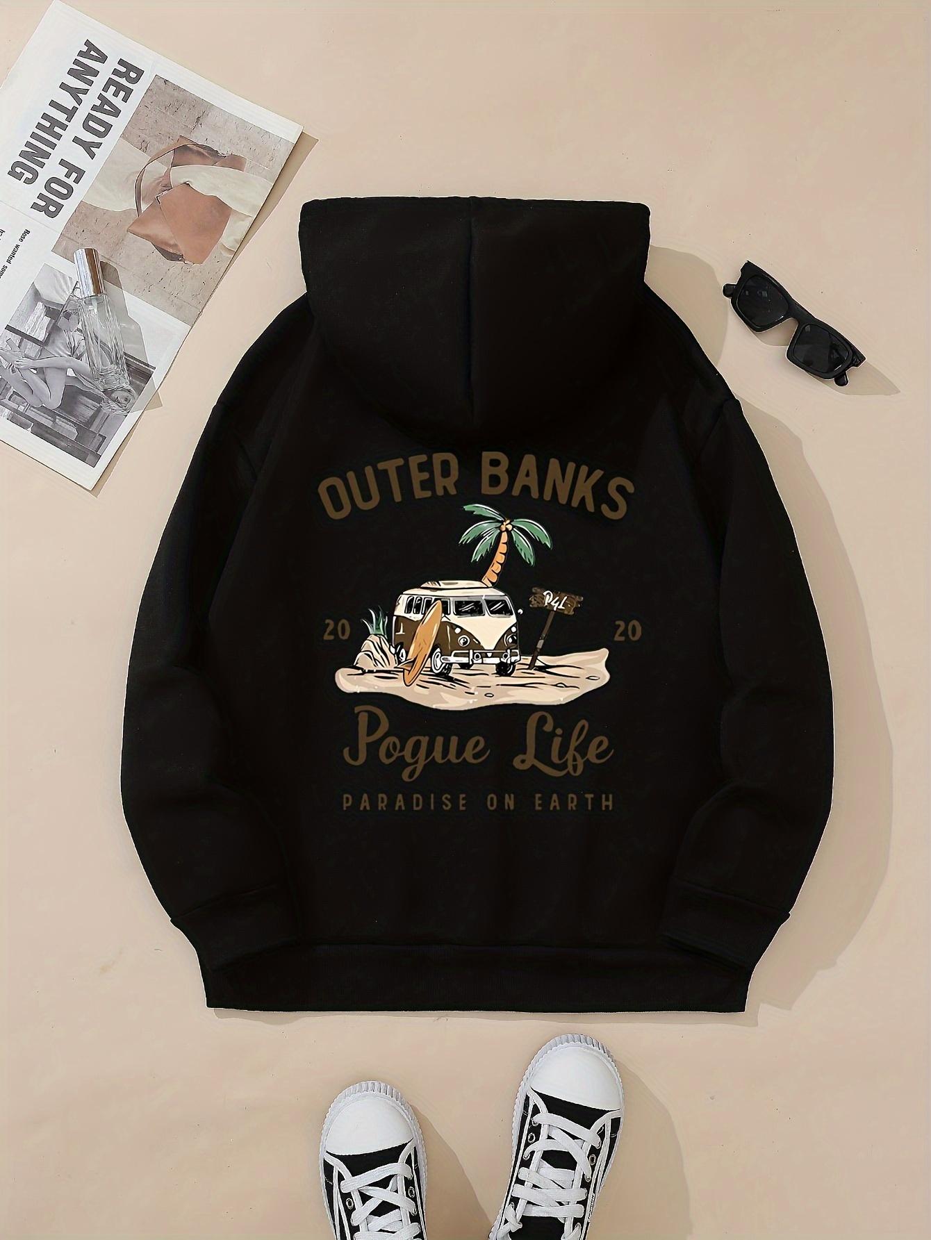 

Comfortable hoodies for men and women, casual hoodies, printed beach kangaroo pockets for autumn and winter 3XL