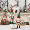 New 34CM Long Legged Cartoon Elf Doll Xmas Tree Pendants Window Decoration Christmas Party Ornament New S Gifts Home Decor