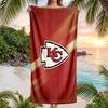 Asciugamano da Spiaggia alla Moda Kansas City Chiefs Asciugamano Portatile Morbido Asciugatura Rapida per Nuoto Campeggio Vacanze