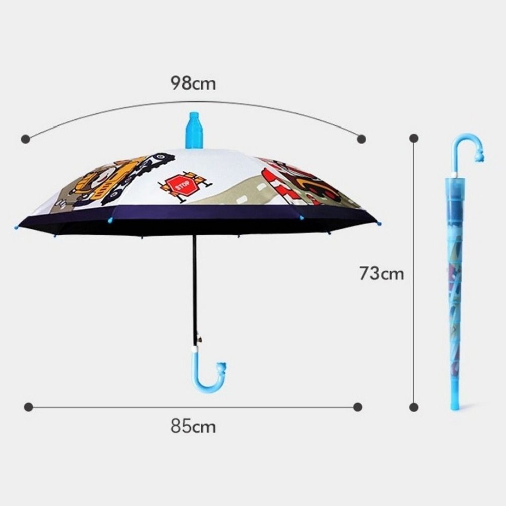 Parapluie sifflet Pluie Soleil avec Pochette de Rangement Parapluie à Manche Longue Nouveau Parapluie Enfant pour le Voyage