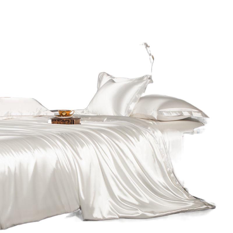 Double-Sided Ice Silk Bed Sheet & Quilt Cover Set