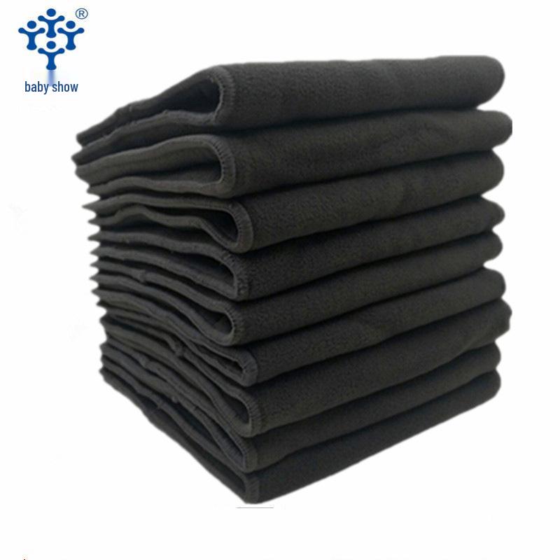 Adult Bamboo Charcoal Incontinence Pad - Thick, Washable, Leakproof, Breathable, Reusable, Five-Layer Diaper Pad