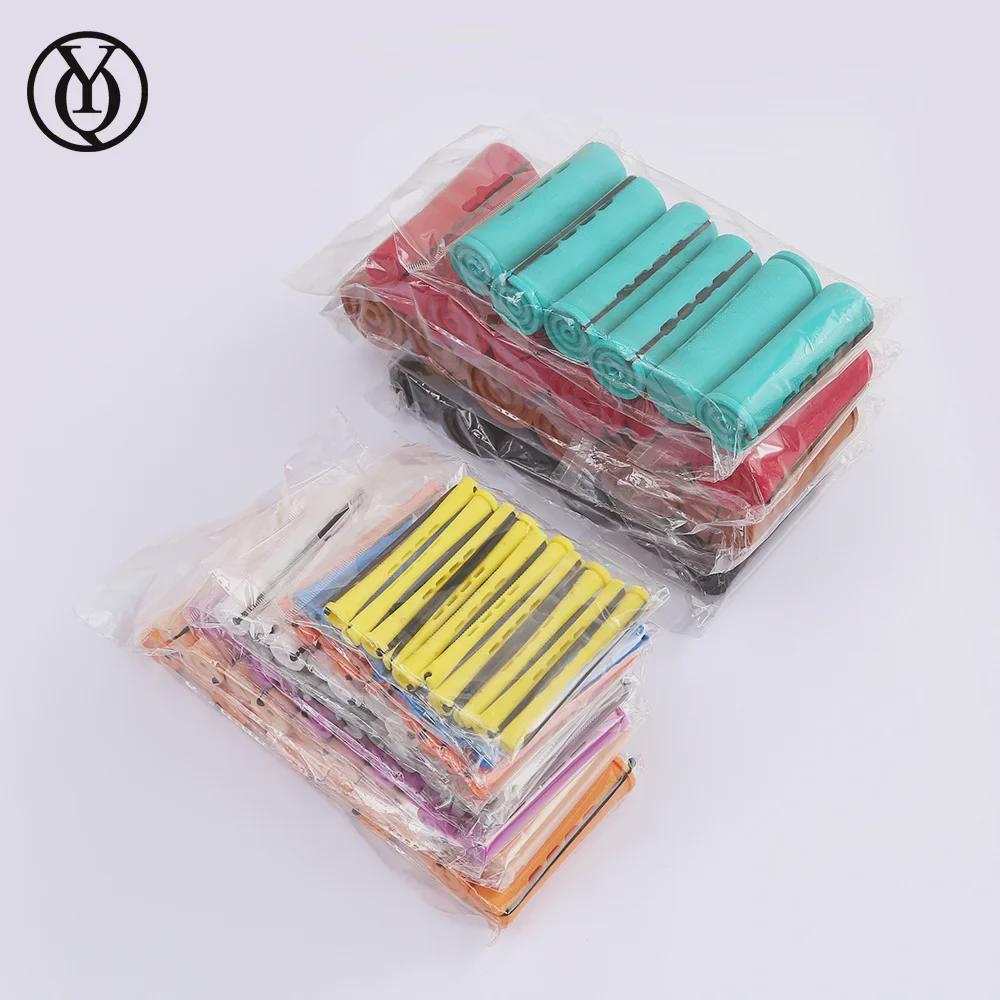 Rubber Band Hair Curling Tool Set with Cover for Styling Cold Perm Curls