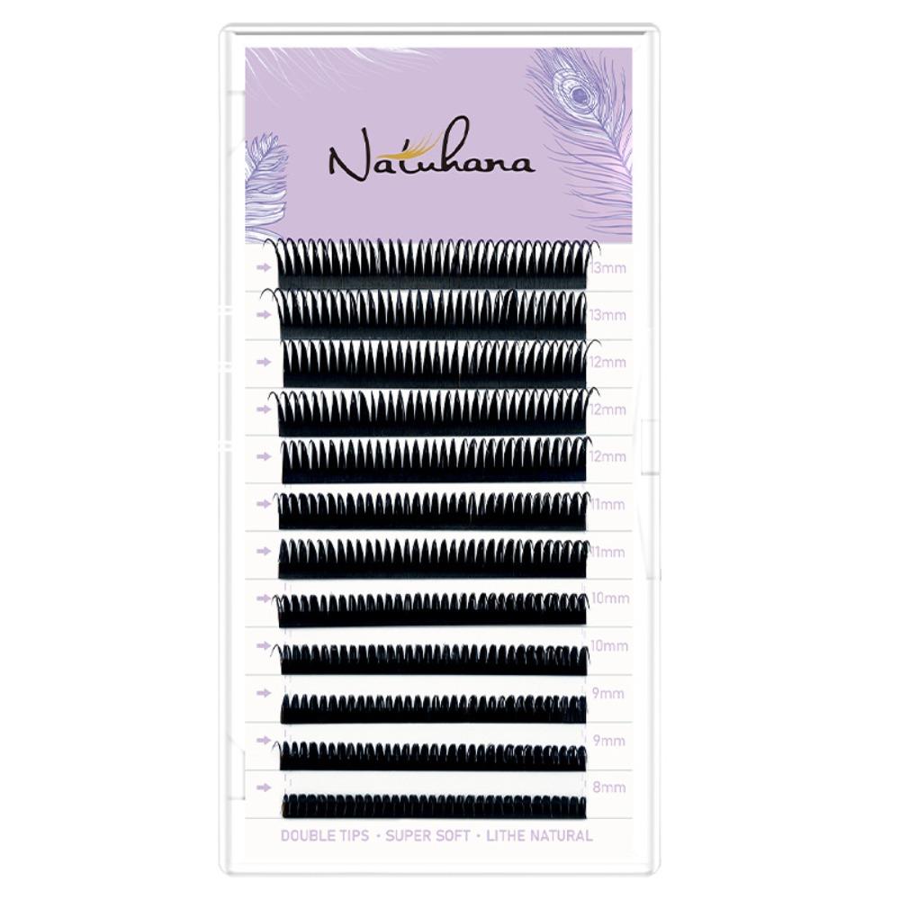 

Пучковые ресницы Премейд 0.07мм Ресницы Манга Новые Ресницы Спайки Наращивание ресниц 0.07 D mix8-13mm