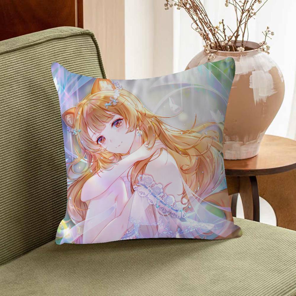 The Rising Of The Shield Hero Pillow Cover Design Cushion Cover Decor Holiday Decorati