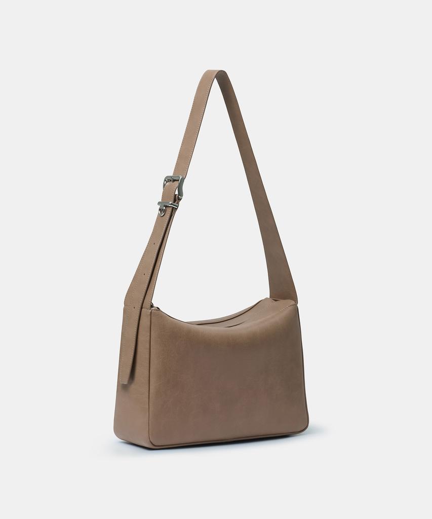 Musinsa Standard Woman Women'S Soft Box Shoulder Bag [Taupe]