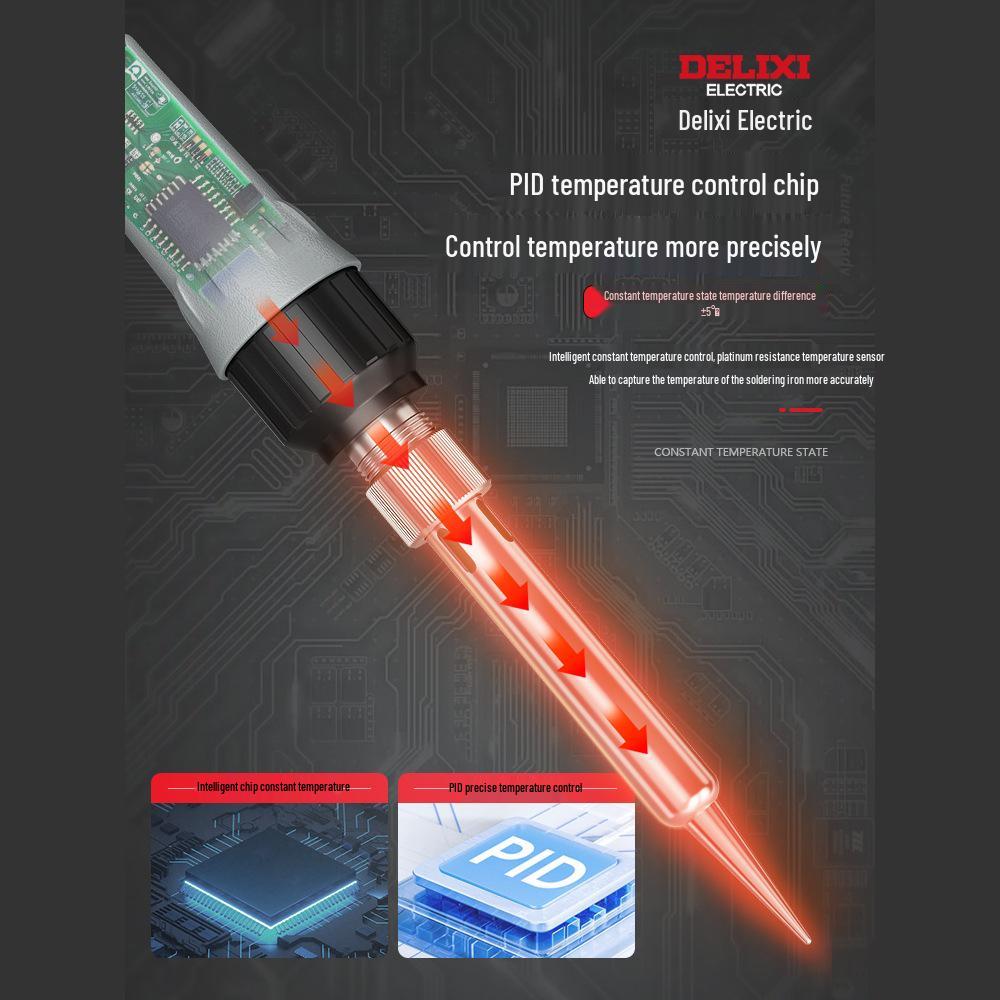 Delixi Electric Soldering Pen: Compact Household Repair Tool and Welding Artifact