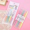 Dual-Ended Fluorescent Highlighter Set - Light Color Markers for Students & Planners