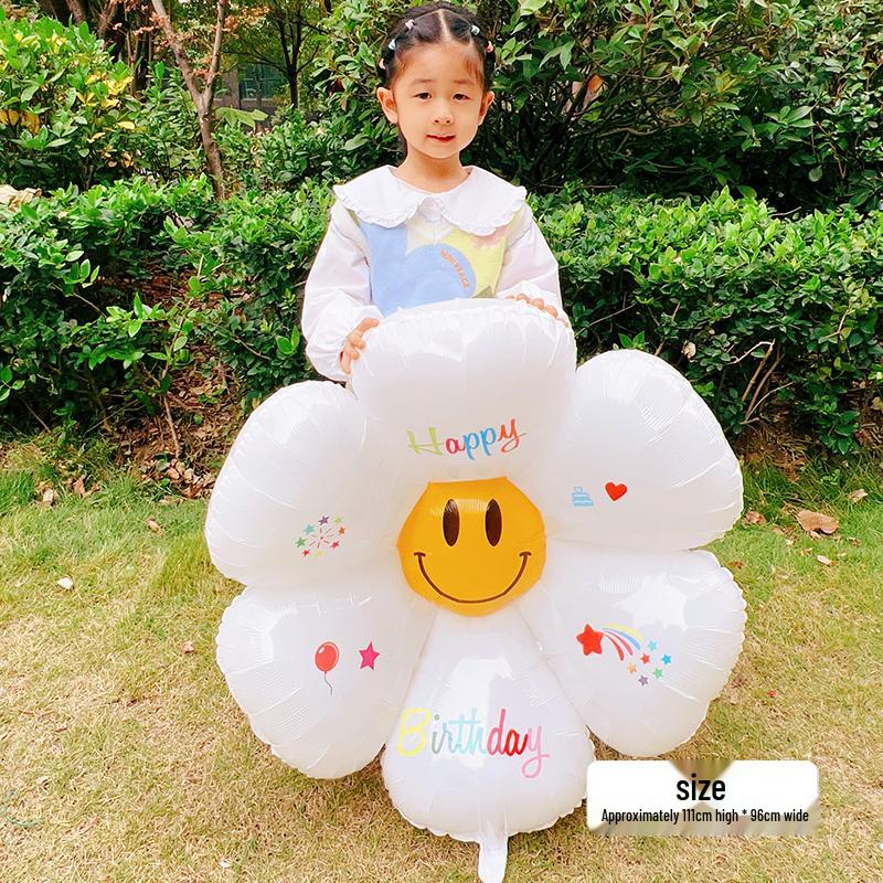White Number Balloons for Kids' First Birthday Party Decorations