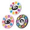 3D Flip Push Metal Looking Gyroscope Bubble Toys Stress Relief Sensory Toy Party Favor for Kids