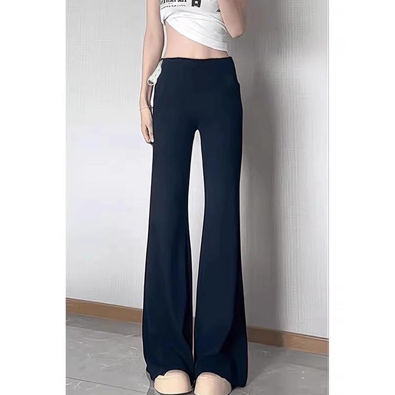 

Adjustable Waist Maternity Knit Micro-Flare Sweatpants for Spring/Autumn L