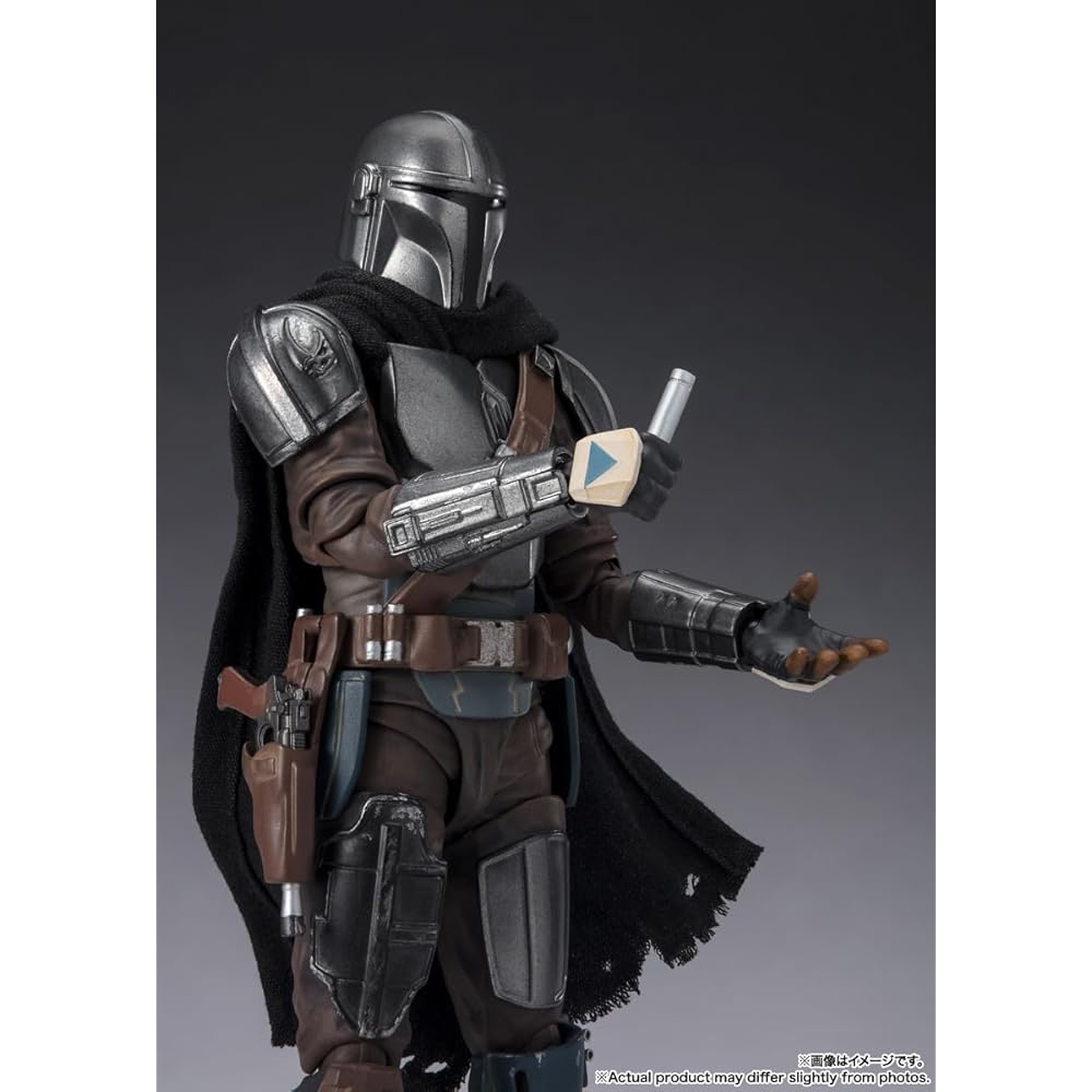 TAMASHII NATIONS S.H. Figuarts Star Wars The Mandalorian & Grogu 150mm Action Figure ABS PVC Fabric Painted