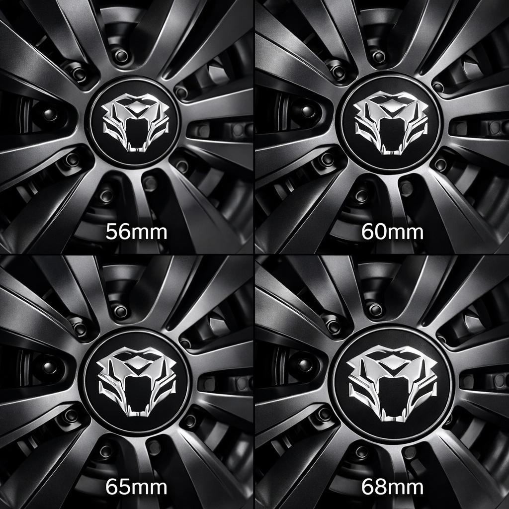 ENTQ1 4pcs 56mm 60mm 65mm 68mm Car wheel emblem Wheel Center Hub Cap auto Rim refit badge covers sticker styling accessories For kia 54A