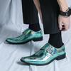 New Designer Fashion Men's Serpentine Monk Strap Oxford Shoes Moccasins Wedding Prom Homecoming Party Footwear Zapatos Hombre