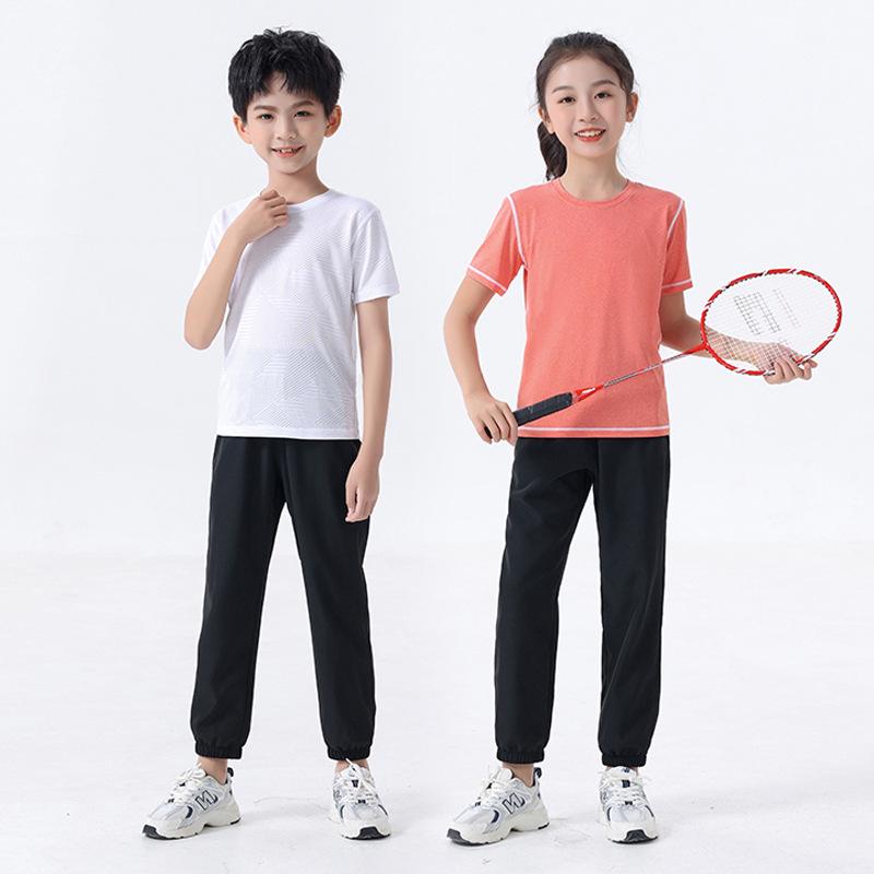 Kids Quick-Dry Running Suit for Spring & Summer - Boys & Girls Activewear Primary School Size 130
