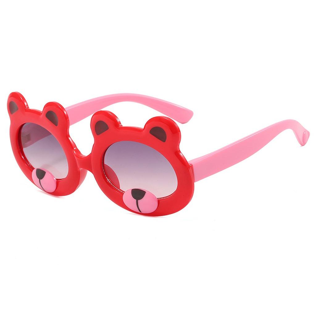 Cute Bear Kids Sunglasses Cartoon Animal Child Sun Glasses Outdoor Beach Eyewear Boys Girls Shades Baby Eye Protection Shades