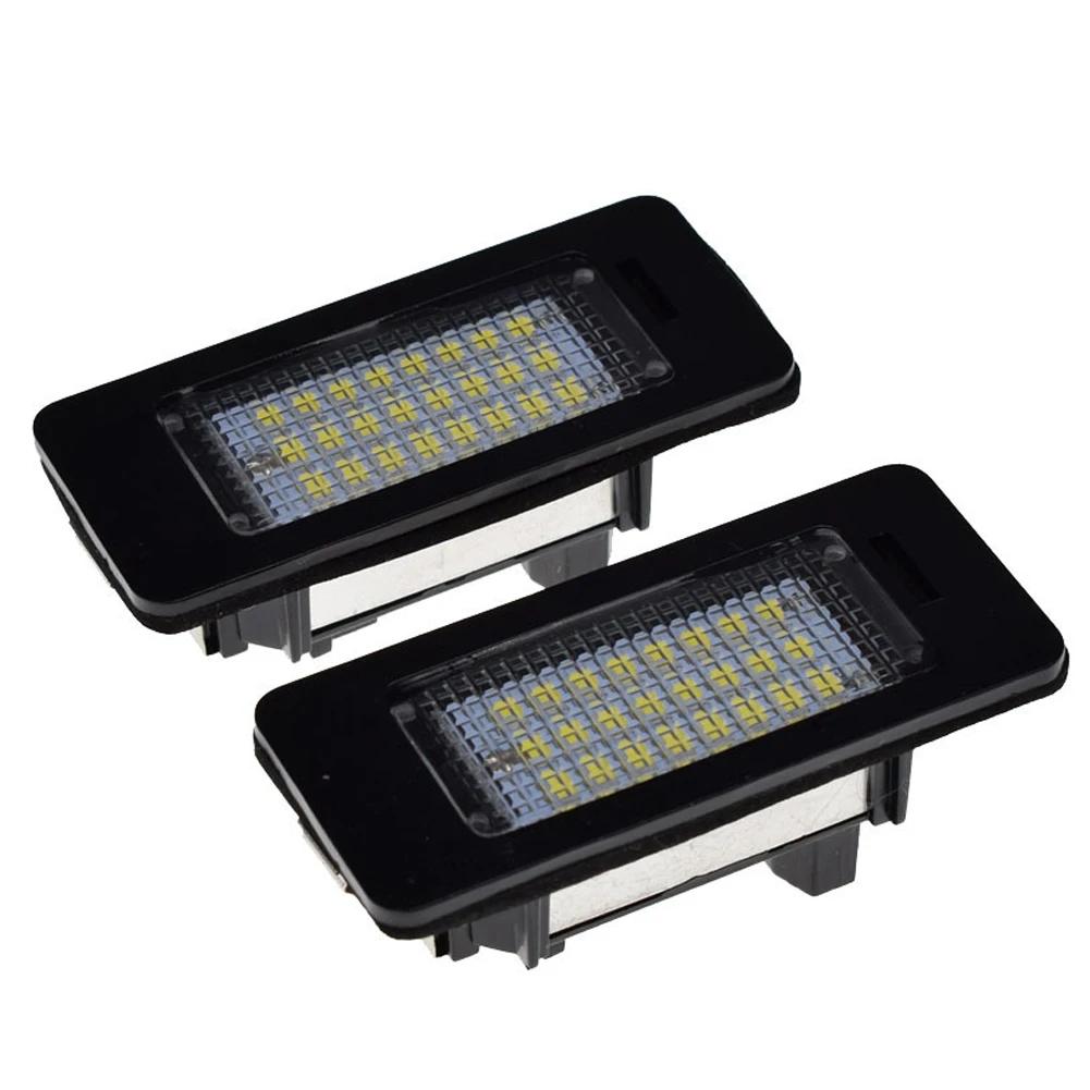 Car Led Number License Plate Light For BMW E90 E91 E92 E61 E60 E70 E71 For BMW E39 E60 License plate Light 6000k White No Error