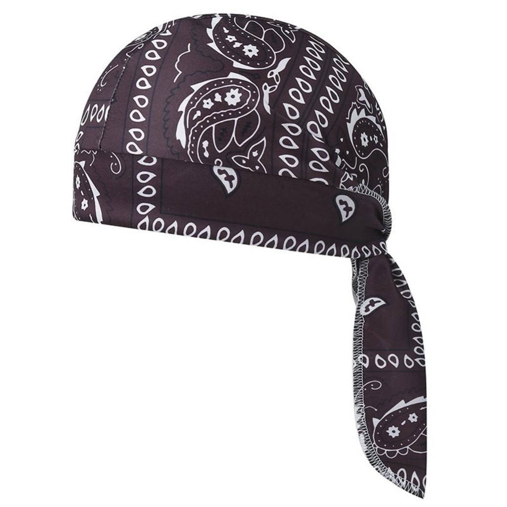 Venkovní cyklistická bandana čepice Lehký prodyšný zábal hlavy pro street dance hip hop styl Nastavitelná pokrývka hlavy pro muže ženy