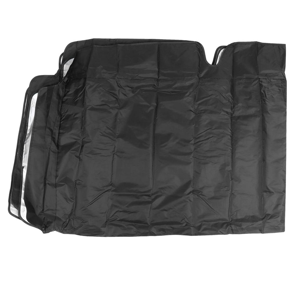 Swing Top Cover Waterproof Sunshade Swing Chair Protector for Garden Courtyard PatioBlack 3‑Seater 190x132x15cm