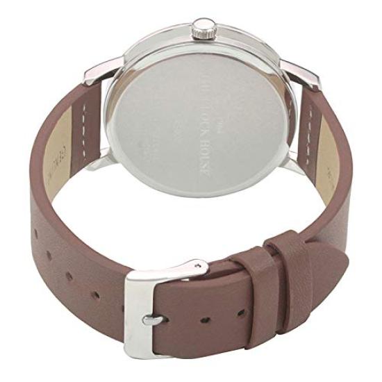 The Clock House MCA5002-WH1B Men's Casual, Simple, Waterproof Analog Watch, White