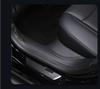 Tesla Model 3/Y/S Door Sill Scuff Plate Leather Protector