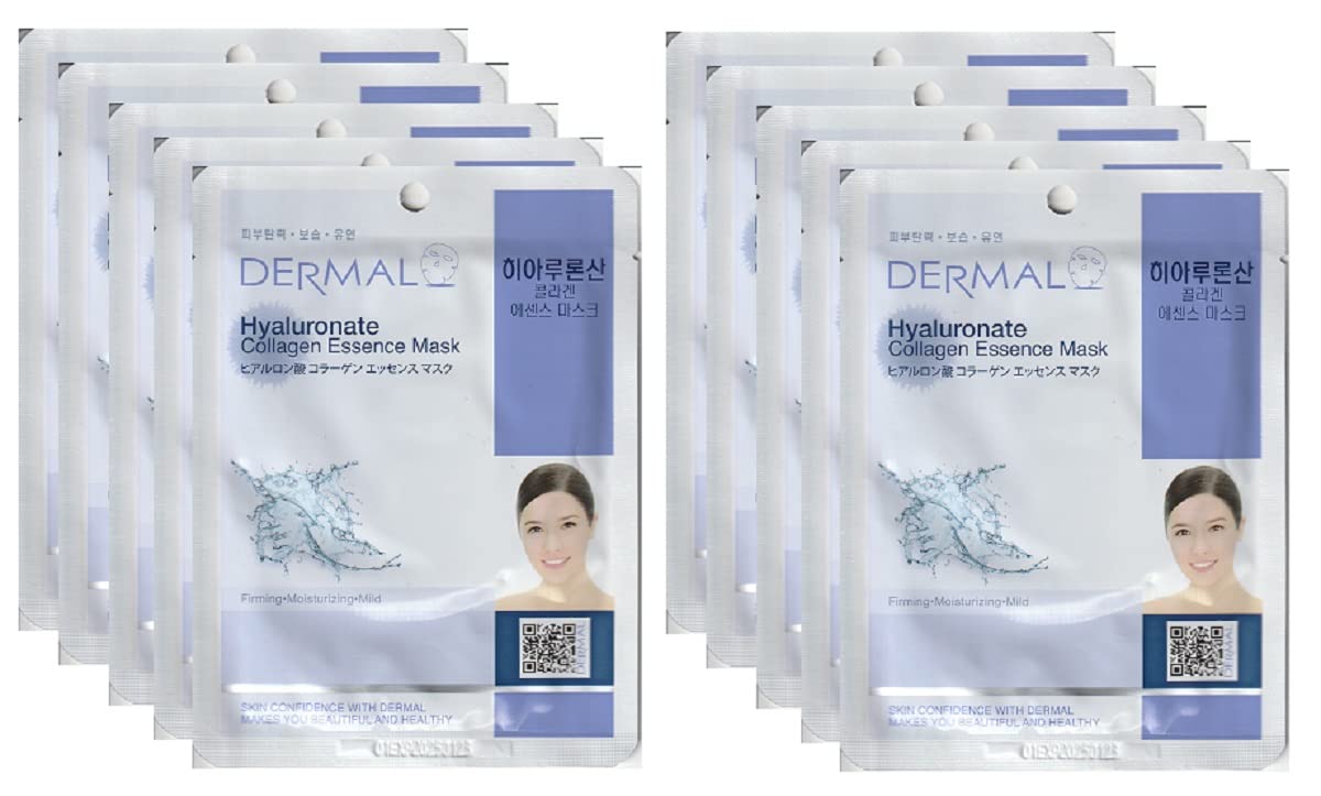 

Маска-эссенция Dermal Collagen Essence с гиалуроновой кислотой 23 г x 10 шт. [предмет]