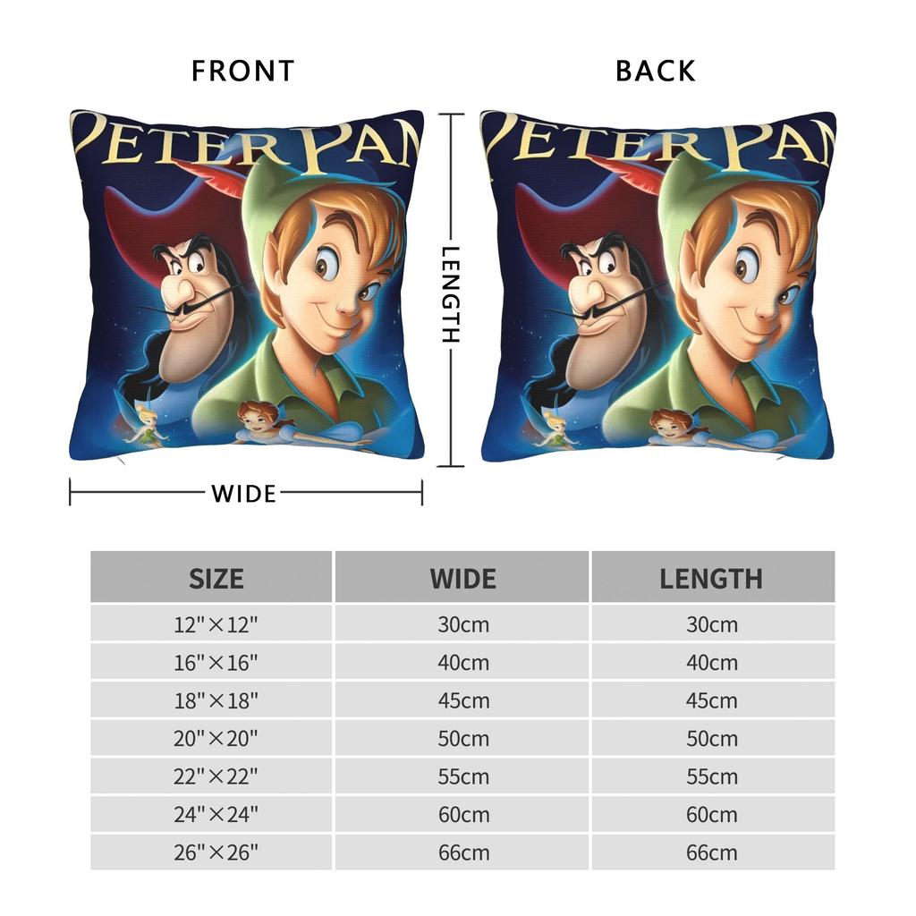 Kissenbezug Cartoon P-Peters P-Pan Bequem Kissenbezug Für Wohnzimmer Bett Stuhl Vintage Kissenbezüge