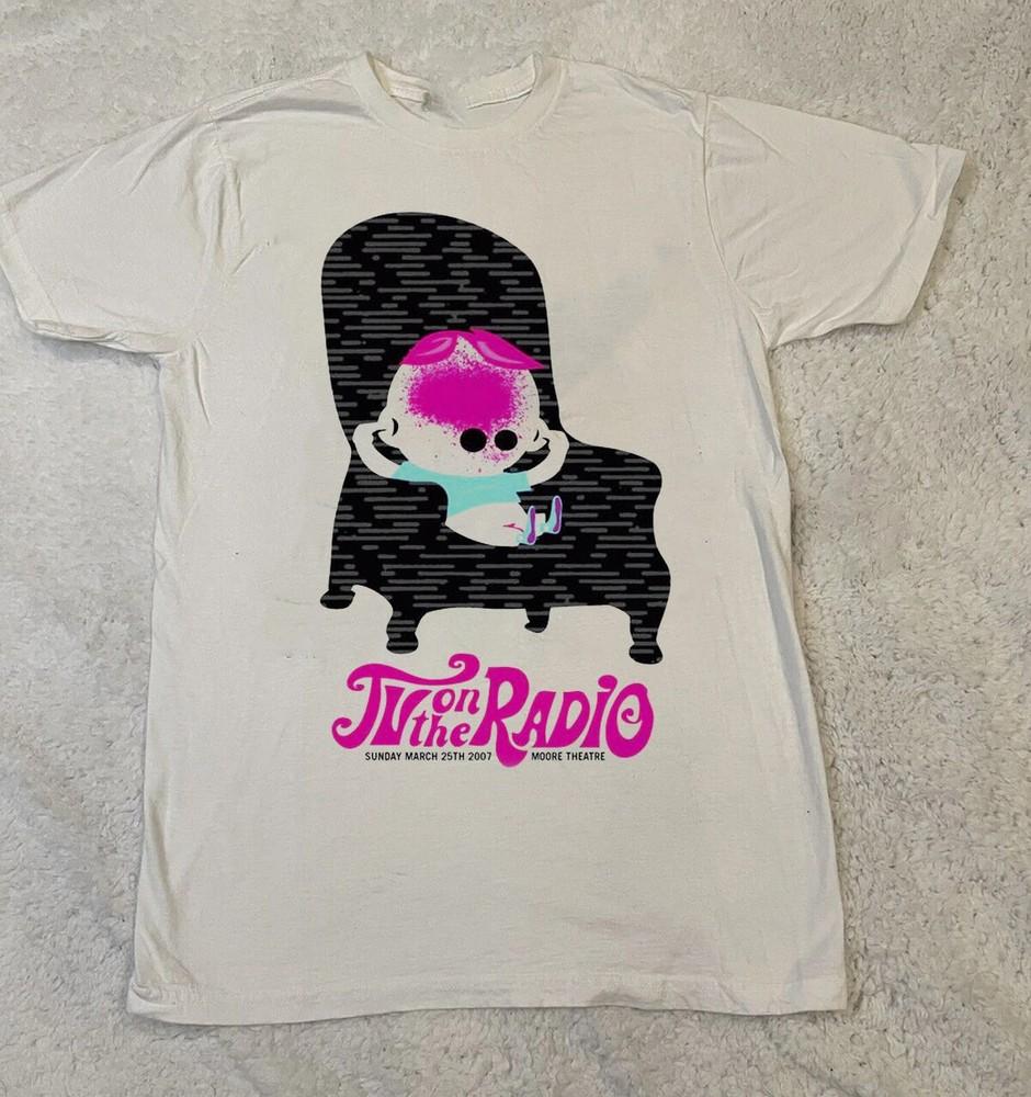 

TV ON THE RADIO White Color 100% Cotton Shirt All Size BT1254 Unisex T-Shirt XXXXL