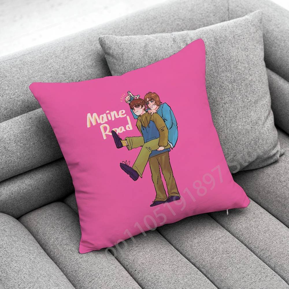 Federa per Cuscino Decorativa L-Liam Gallagher O-Oasis Definitely Maybe per 50cm 40cm 55cm 45*45cm 30cm Quadrata Federa per Cuscino da Camera da Letto